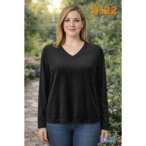 Croft & Barrow V-Neck pullover sweater - Sz XL- 0122